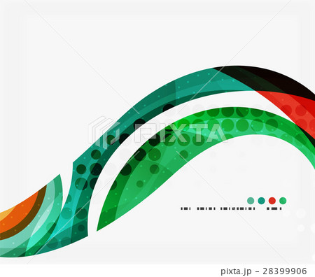Business corporate wave background, flyer 28399906