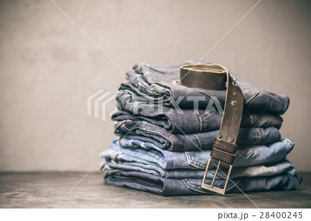 Pile of jeans 28400245