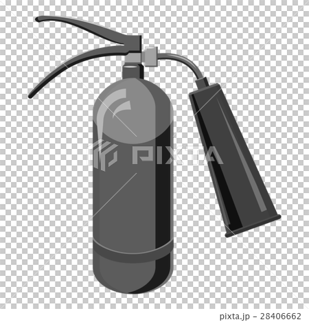 Fire extinguisher icon, gray monochrome style 28406662