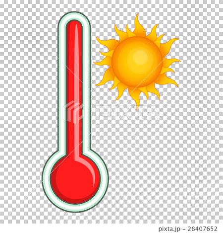 Thermometer icon, cartoon style 28407652