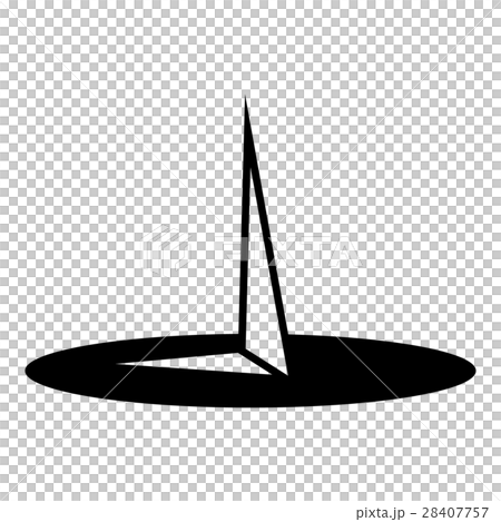 Pushpins icon, simple style 28407757