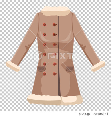 Sheepskin jacket icon, cartoon style - Stock Illustration [28408151 ...