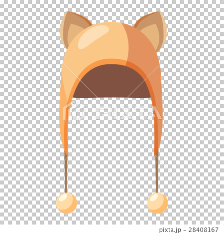 Winter hat icon, cartoon style 28408167
