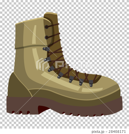 Khaki boot icon, cartoon style Khaki boot icon, cartoon style 28408171