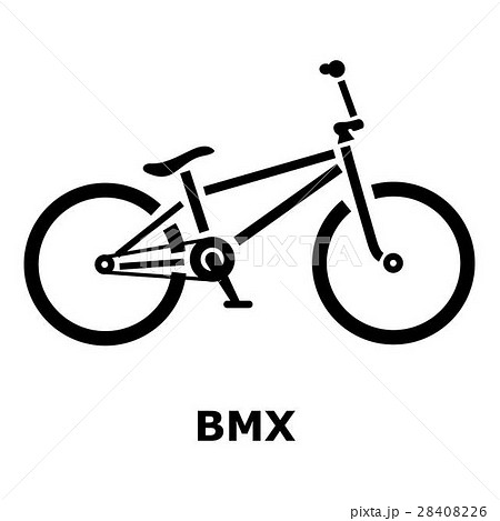 Bmx Bike Icon Simple Styleのイラスト素材