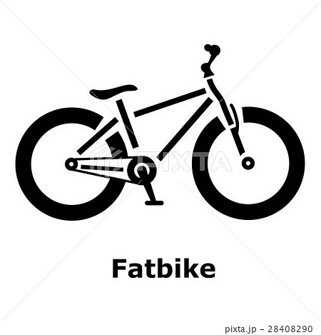 Fatbike Icon Simple Styleのイラスト素材