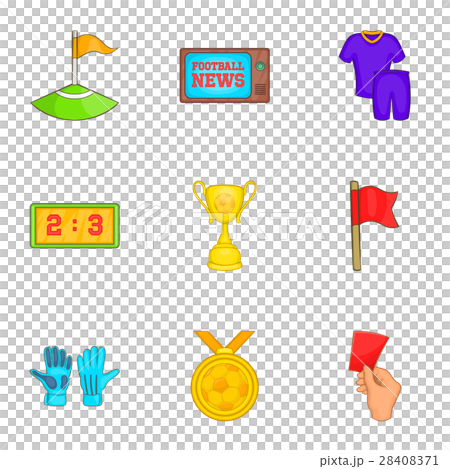 Competition icons set, cartoon styleのイラスト素材 [28408371] - PIXTA
