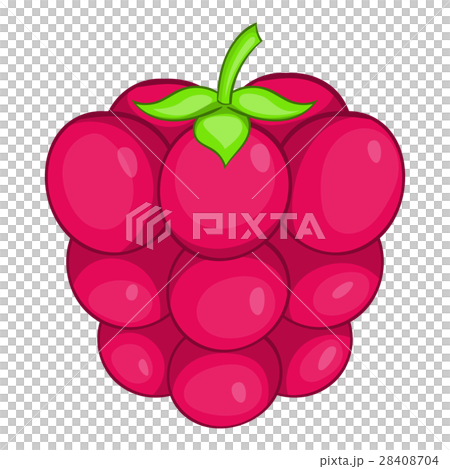 Raspberry icon, cartoon style 28408704