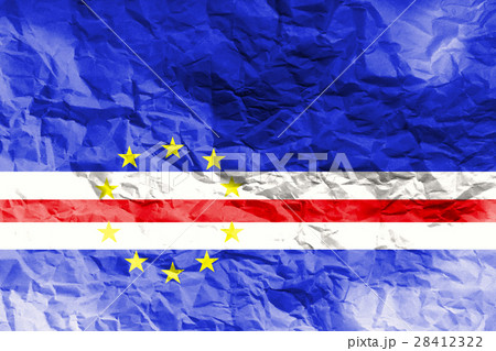 Cape verde national flag 3D illustration symbol 28412322