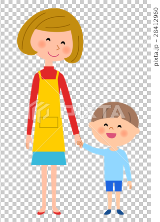 插图素材: 母亲和一个男孩 查看全部