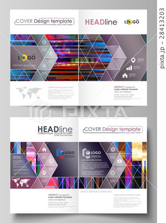 Business templates for bi fold brochure, magazine 28413203