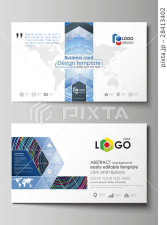 Business card templates. Easy editable layout Business card templates. Easy editable layout 28413402