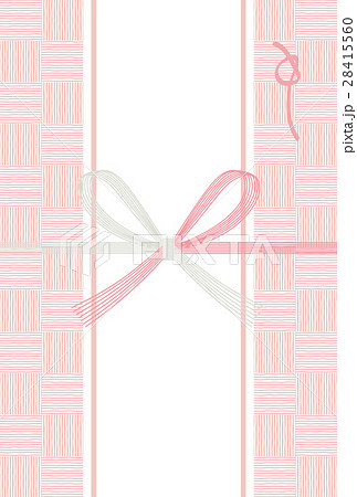 祝儀袋のポストカード（はがきサイズ） 28415560