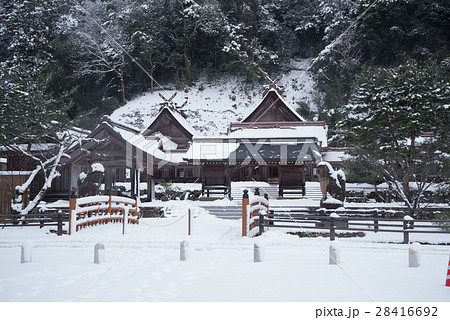 冬の佐太神社(松江市) 冬の佐太神社(松江市) 28416692