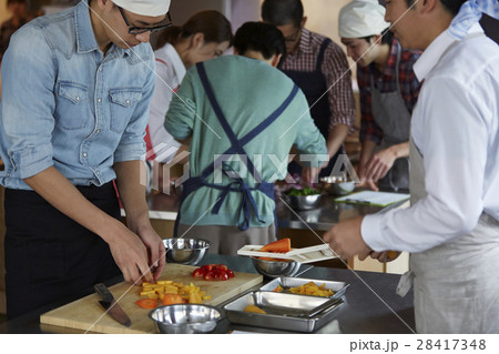 社会人男子　料理教室 28417348