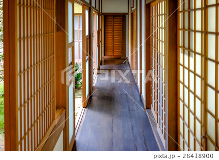Japanese house corridor 28418900