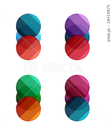 Vector circle banners Vector circle banners 28419875