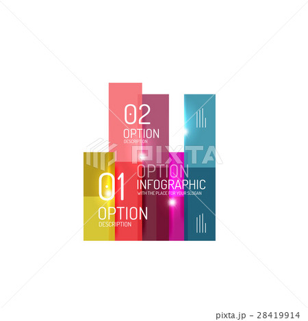 Infographics geometric business template 28419914
