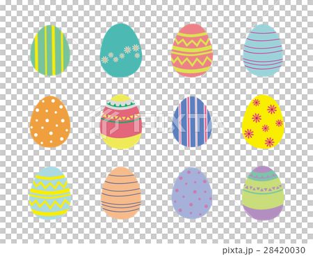 イースターエッグ イラストのイラスト素材