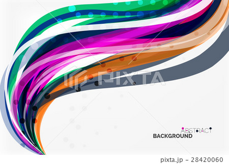 Colorful wave abstract background 28420060