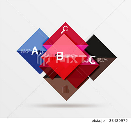 Square geometric abstract background Square geometric abstract background 28420976