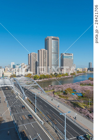 桜宮橋と毛馬桜之宮公園 桜宮橋と毛馬桜之宮公園 28421706