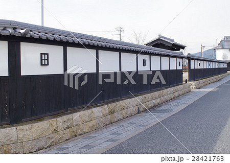 柳井川河畔の築地塀 28421763