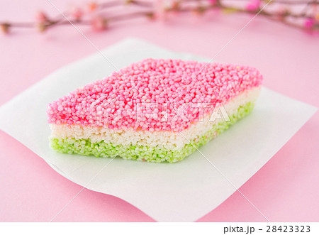 雛祭り　雛菓子　和菓子　桃の節句　ひしおこし　伝統行事　春 28423323