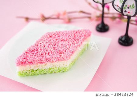 雛祭り　雛菓子　和菓子　桃の節句　ひしおこし　伝統行事　春 28423324