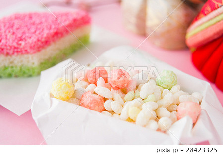 雛祭り 雛菓子 雛あられ 和菓子 桃の節句 ひしおこし 伝統行事 春 雛祭り 雛菓子 雛あられ 和菓子 桃の節句 ひしおこし 伝統行事 春 28423325