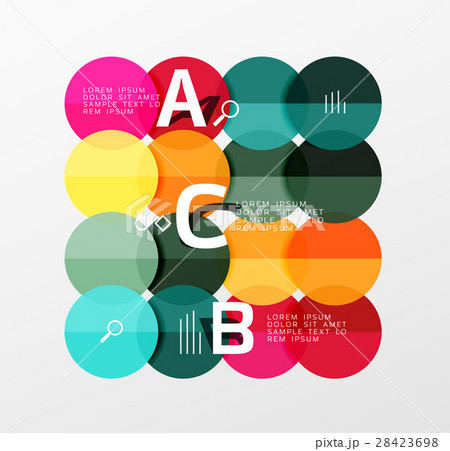 Vector circle bubbles modern geometric background Vector circle bubbles modern geometric background 28423698