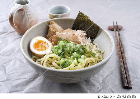 Ramen Fish Soup in Bowl 28423888