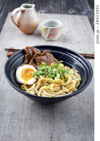 Ramen Wagyu Soup in Bowl 28423891