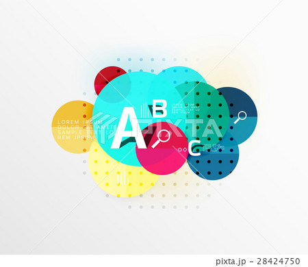 Vector circle banner 28424750