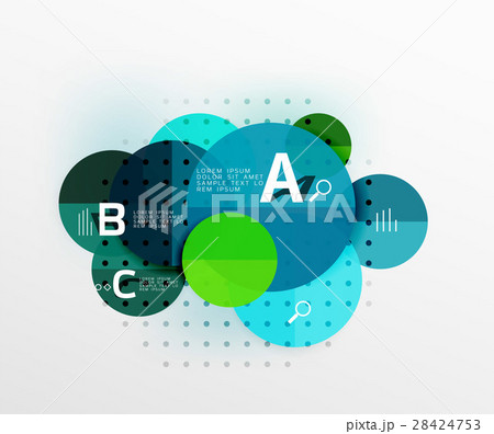 Vector circle banner 28424753