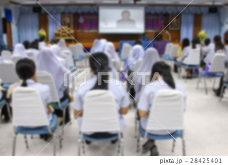 focus blur, Student Business university classroom 28425401