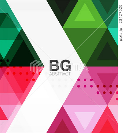 Triangle modern mosaic geometric template 28427629