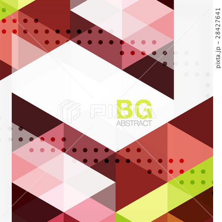 Triangle modern mosaic geometric template 28427641
