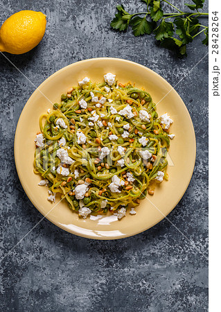 Homemade Zucchini Zoodles Pasta Homemade Zucchini Zoodles Pasta 28428264