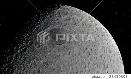 3d illustration of the Moon. Elements of this 28430393