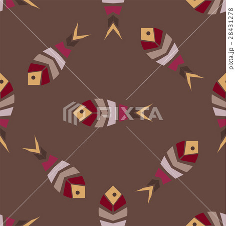 Flock of fish mosaic seamless pattern Flock of fish mosaic seamless pattern 28431278