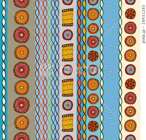 Bright Colorful seamless stripes pattern.  28431283