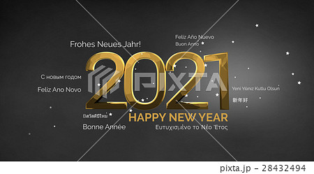 multilingual happy new year 3d render background multilingual happy new year 3d render background 28432494