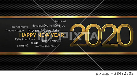 multilingual happy new year 3d render background multilingual happy new year 3d render background 28432505