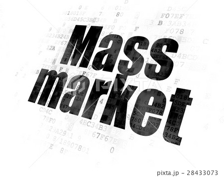 Advertising concept: Mass Market on Digital Advertising concept: Mass Market on Digital 28433073