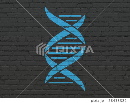 Science concept: DNA on wall background Science concept: DNA on wall background 28433322