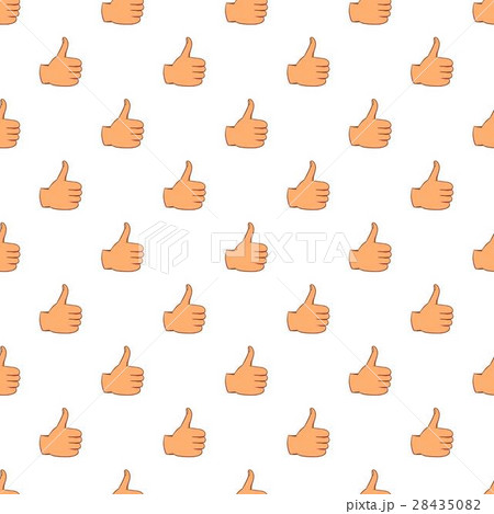 Gesture approval pattern, cartoon style Gesture approval pattern, cartoon style 28435082