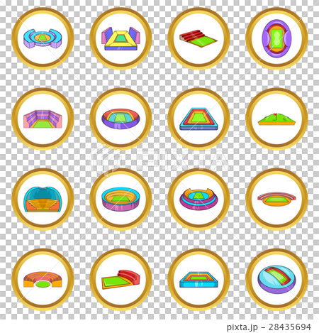 Stadium vector set, cartoon style 28435694
