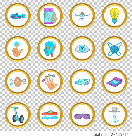 New technologies vector set, cartoon style New technologies vector set, cartoon style 28435715