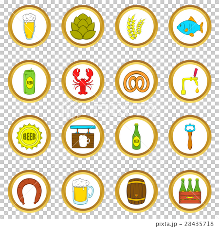 Beer vector set, cartoon style 28435718